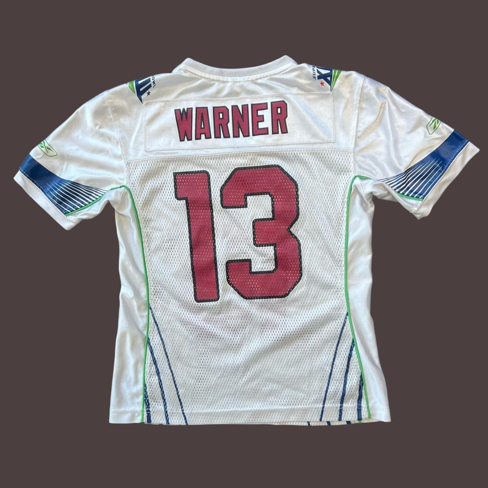 Kurt Warner Arizona Cardinals Super Bowl XLIII Youth Reebok Football Jersey